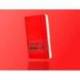 CUADERNO CON GOMILLA ANTARTIK NOTES TAPA BLANDA DIN A6 CUADRICULA ROJO 100 HOJAS 80 GR FSC