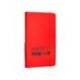 CUADERNO CON GOMILLA ANTARTIK NOTES TAPA BLANDA DIN A6 RAYAS ROJO 100 HOJAS 80 GR FSC