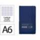 CUADERNO CON GOMILLA ANTARTIK NOTES TAPA BLANDA DIN A6 CUADRICULA AZUL MARINO 100 HOJAS 80 GR FSC