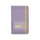 CUADERNO CON GOMILLA ANTARTIK NOTES TAPA DURA DIN A6 HOJAS CUADRICULA MORADO Y AMARILLO 100 HOJAS 80 GR FSC