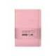 CUADERNO CON GOMILLA ANTARTIK NOTES TAPA DURA DIN A5 HOJAS CUADRICULA ROSA PASTEL 100 HOJAS 80 GR FSC