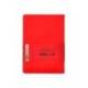 CUADERNO CON GOMILLA ANTARTIK NOTES TAPA DURA DIN A5 HOJAS CUADRICULA ROJO 100 HOJAS 80 GR FSC