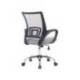 SILLA MARCA Q-CONNECT OFICINA SIENA MALLA BASE METALICA ALT MAX 1000 ANC 560 PROF 570 RUEDAS PREMIUM COLOR BLANCO GRIS