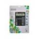 CALCULADORA LIDERPAPEL SOBREMESA XF29 12 DIGITOS SOLAR Y PILAS NEGRO 190X140X30 MM