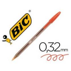 Boligrafo Bic Cristal color rojo 0,4 mm