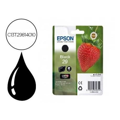 CARTUCHO INK-JET EPSON 29 COLOR NEGRO C13T29814012