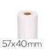 Rollo Termico para Sumadoras 57x40x11mm 58g/m2 Mandril 12mm