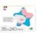 Bloc trabajos manuales liderpapel goma eva 240x315mm 10 h colores surtidos