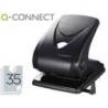 Taladrador q-connect kf01236 2 taladros color negro abertura 3,5 mm capacidad 40 hojas.