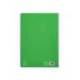 CUADERNO ESPIRAL LIDERPAPEL DIN A4 PAUTAGUIA TAPA DURA 80H 90 GR CUADRO PAUTADO 5MM VERDE