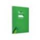 CUADERNO ESPIRAL LIDERPAPEL DIN A4 PAUTAGUIA TAPA DURA 80H 90 GR CUADRO PAUTADO 5MM VERDE