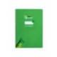 CUADERNO ESPIRAL LIDERPAPEL DI N A4 PAUTAGUIA TAPA DURA 80H 90 GR CUADRO PAUTADO 3MM COLOR VERDE