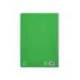 CUADERNO ESPIRAL LIDERPAPEL DI N A4 PAUTAGUIA TAPA DURA 80H 90 GR CUADRO PAUTADO 3MM COLOR VERDE