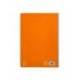 CUADERNO ESPIRAL LIDERPAPEL DI N A4 PAUTAGUIA TAPA DURA 80H 90 GR CUADRO PAUTADO 3MM COLOR NARANJA