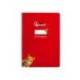 CUADERNO ESPIRAL LIDERPAPEL DIN A4 PAUTAGUIA TAPA DURA 80H 90 GR CUADRO PAUTADO 2,5MM ROJO