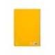 CUADERNO ESPIRAL LIDERPAPEL DIN A4 PAUTAGUIA TAPA DURA 80H 90 GR CUADRO PAUTADO 2,5MM AMARILLO