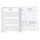 AGENDA ESPIRAL LIDERPAPEL SYROS A5 2025 DIA PAGINA MORADO PAPEL 60 GR