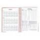 AGENDA ESPIRAL LIDERPAPEL YRO SYROS A5 2025 DÍA PÁGINA ROJO PAPEL 60 GR