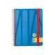 AGENDA ESPIRAL ANTARTIK BOLD DIN A6 SEMANA VISTA AZUL PAPEL 80 GR