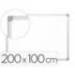 Pizarra Blanca Lacada Magnetica marco de aluminio 200X100 Q-Connect