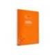 CUADERNO ESPIRAL LIDERPAPEL DIN A4 PAUTAGUIA TAPA PLASTICO 80H 90GR CUADRO PAUTADO 4MM CON MARGEN NARANJA