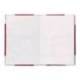 LIBRO CARTONE COSIDO FERNANDES FLECHA DIN A5+ LISO 50 HOJAS 100 GR COLOR ROJO