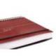 AGENDA ESPIRAL LIDERPAPEL OLBIA A5 2025 DIA PAGINA ROJO PAPEL 60 GR