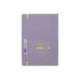 CUADERNO CON GOMILLA ANTARTIK NOTES TAPA BLANDA DIN A5 HOJAS PUNTOS MORADO Y AMARILLO 80 HOJAS 80 GR FSC