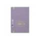 CUADERNO CON GOMILLA ANTARTIK NOTES TAPA BLANDA DIN A5 HOJAS LISAS MORADO Y AMARILLO 80 HOJAS 80 GR FSC