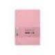 CUADERNO CON GOMILLA ANTARTIK NOTES TAPA BLANDA DIN A5 HOJAS RAYAS ROSA PASTEL 80 HOJAS 80 GR FSC