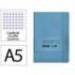 CUADERNO CON GOMILLA ANTARTIK NOTES TAPA BLANDA DIN A5 HOJAS CUADRICULA AZUL CLARO 80 HOJAS 80 GR FSC