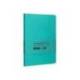 CUADERNO CON GOMILLA ANTARTIK NOTES TAPA BLANDA DIN A5 HOJAS RAYAS TURQUESA 80 HOJAS 80 GR FSC