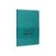 CUADERNO CON GOMILLA ANTARTIK NOTES TAPA BLANDA DIN A5 HOJAS CUADRICULA VERDE AGUAMARINA 80 HOJAS 80 GR FSC