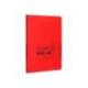 CUADERNO CON GOMILLA ANTARTIK NOTES TAPA BLANDA DIN A5 HOJAS CUADRICULA ROJO 80 HOJAS 80 GR FSC