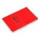 CUADERNO CON GOMILLA ANTARTIK NOTES TAPA BLANDA DIN A5 HOJAS CUADRICULA ROJO 80 HOJAS 80 GR FSC