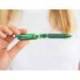 BOLIGRAFO Q-CONNECT RETRACTIL BORRABLE 0,7 MM COLOR VERDE