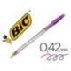 Boligrafo Bic Cristal Fun 1,6 mm Color Morado