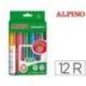 Rotulador Alpino Standard Punta Fina Lavable Caja de 12 rotuladores