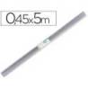 Rollo plastico forralibros Liderpapel 0,45 x 5 m.