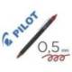 BOLIGRAFO PILOT FRIXION POINT CLICKER BORRABLE 0,5 MM COLOR ROJO