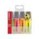 ROTULADOR STABILO BOSS FLUORESCENTE ESTUCHE DE 4 UNIDADES COLORES SURTIDOS