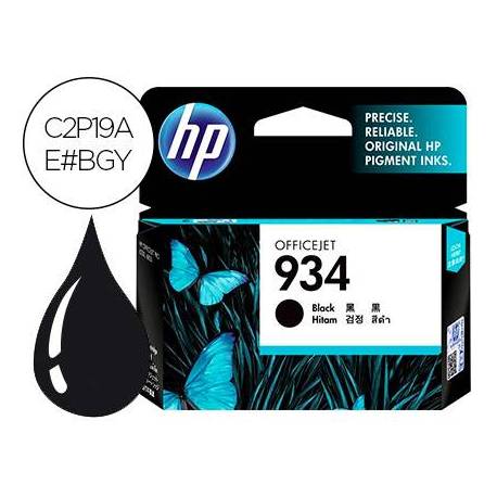 CARTUCHO INK-JET HP 934 COLOR NEGRO C2P19AE