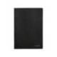 Libreta liderpapel tapa color negra a4 80 hojas 60g/m2 liso sin margen