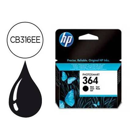 CARTUCHO INK-JET HP 364 COLOR NEGRO CB316EE