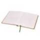 LIBRETA LIDERPAPEL ECOUSE 100% RECICLADA DIN A5 96 HOJAS 70G/M2 HORIZONTAL CON GOMILLA Y MARCA PAGINAS