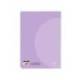 LIBRETA LIDERPAPEL 360 TAPA DE PLASTICO A4 48 HOJAS 90G/M2 HORIZONTAL CON DOBLE MARGEN PASTEL