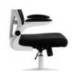 SILLA MARCA Q-CONNECT ERGONOMICA PAL ERMO MALLA BASE NYLON ALT MAX 1300 ANC 610 PROF 600 RUEDAS PREMIUM COLOR BLANCO NEGRO