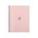 CUADERNO ESPIRAL LIDERPAPEL A4 MICRO ANTARTIK TAPA FORRADA80H 90 GR RAYADO PUNTOS 1 BANDA 4 TALADROS COLOR ROSA