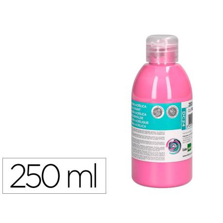 PINTURA ACRILICA LIDERPAPEL BOTE DE 250 ML COLOR ROSA