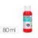 PINTURA ACRILICA LIDERPAPEL BOTE DE 80 ML COLOR ROJO